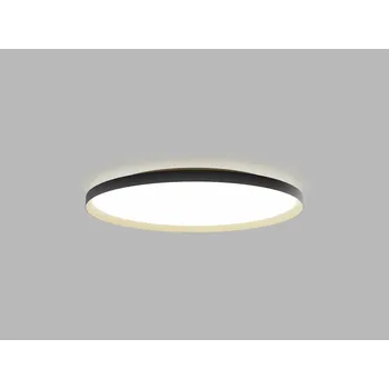 LED2 12750537DT Stropní svítidlo MOON 80, BG TRIAC DIM 88W 2CCT 3000K/4000K černá/zlatá RING