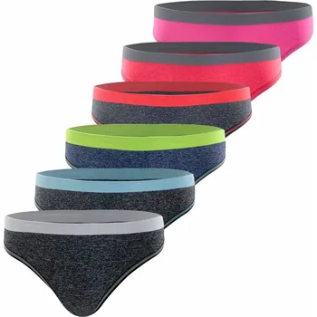 Kalhotky GREENICE Dámská bezešvá tanga G&N 6156 - 3 ks v balení Barva: Mix, Velikost: S/M