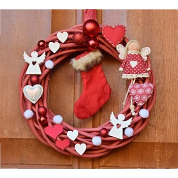 Věnec ADVENTNÍ VĚNEC S ANDĚLKOU