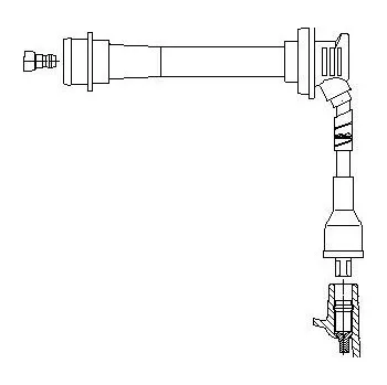 Zapalovací kabel zapalovací kabel, , BREMI, 6A48E58