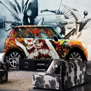 Fototapeta Solution Media 3D tapeta - Mini Cooper MU3223 3 - 3D Relief - Vliesová tapeta - 320g/m2