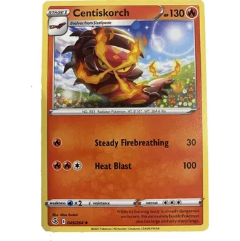 Sběratelská karetní hra Pokémon karta Centiskorch 049/264 - Fusion Strike