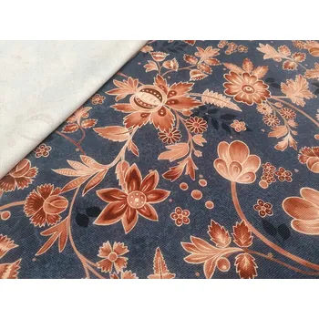 BYTEMA Dekorační látka VARANASI-J modrá šíře 140 cm