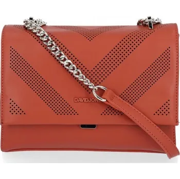 Kabelka Dámská kabelka listonoška David Jones cihlová 6281-1