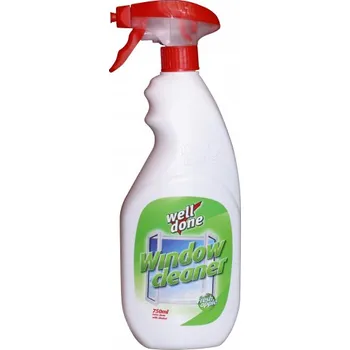 Čisticí prostředek na okna WELL DONE Čistící prostředek na okna Apple Fresh s rozprašovačem 750 ml