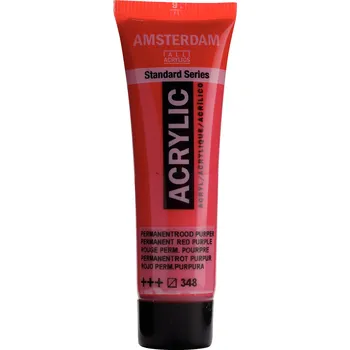 Vodová barva Akrylová barva Amsterdam Standard - 348 Permanent Red Purple Objem: 20 ml