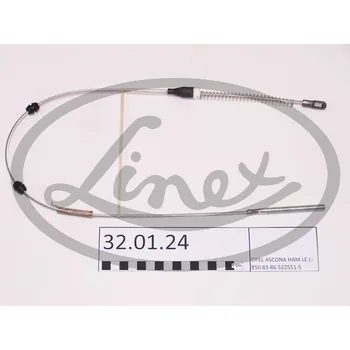 Lanko parkovací brzdy Tazne lanko, provozni brzda, , 522551, 522562, LINEX, 32.01.24