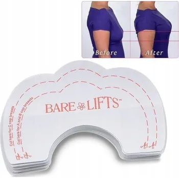 Dámské spodní prádlo Neviditelná podprsenka Bare Lifts 10 samolepících podpor pro prsa