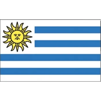 Vlajka Uruguay 30 x 45 cm na tyčce