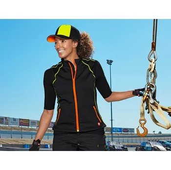 Dámská vesta Funkční vesta thermo dámská e.s. motion 2020 velikost L černá/výstražná žlutá/výstražná oranžová Strauss