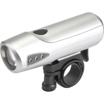 Cyklosvítilna OSVĚTLENÍ PŘEDNÍ 4RACE 1X0.5W STŘÍBRNÉ