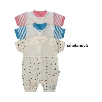 Kojenecký overall hvězdičkový bavlněný letní overal velikost 68