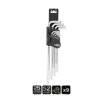 Autodílna Sada klíčů Star, TS10 - TS50, 9ks, , TOPEX, 09-520