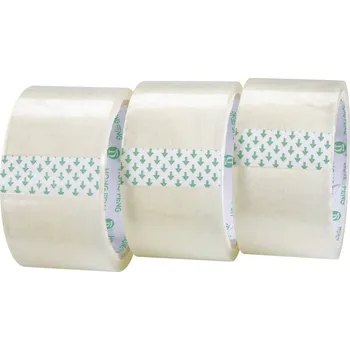 Lepicí páska TOOLCRAFT 1563956 lepicí páska transparentní (d x š) 50 m x 48 mm 3 ks