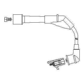 Zapalovací kabel zapalovací kabel, , BREMI, 3A28/66