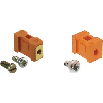 Elektronická součástka PCB plug-in connector, Accessories, Mounting block, Orange, No. of poles: 1 SLA BB1R OR 1723430000 Weidmüller Množství: