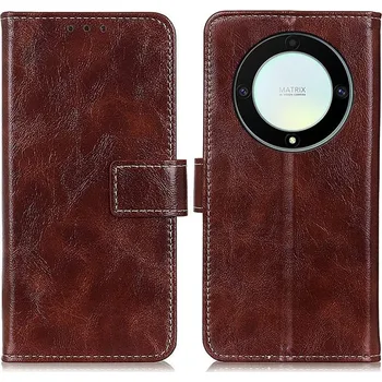 Příslušenství pro tablet VSECHNONAMOBIL 56360 RETRO Peněženkový obal Honor Magic5 Lite hnědý