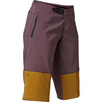 Cyklistické kalhoty FOX Cyklistické kalhoty krátké bez laclu - DEFEND SHORTS LADY - hnědá XS