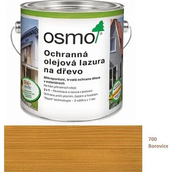 barva a nátěr na dřevo Osmo Ochranná olejová lazura 700 Borovice 0,75l
