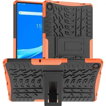Pouzdro na tablet VSECHNONAMOBIL 53324 STAND Extra odolný obal Lenovo Tab M10 Plus 3. generace oranžový