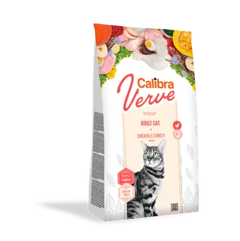 Krmivo pro kočku Calibra Cat Verve GF Adult Chicken&Turkey 2x3,5kg+myška+DOPRAVA ZDARMA (+SLEVA PO REGISTRACI/PŘIHLÁŠENÍ)