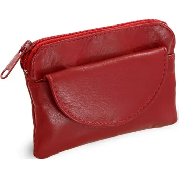 Peněženka Kožená klíčenka Arwel 0365­ - červená