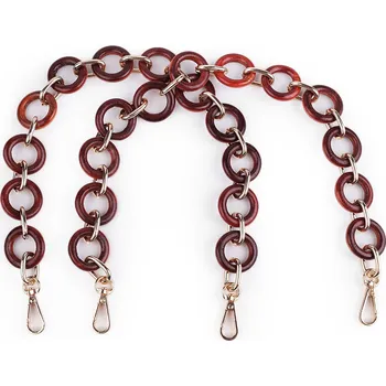 Ucho / řetěz na kabelku s karabinami délka 50 cm