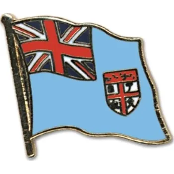Odznak (pins) 20mm vlajka Fidži - barevný