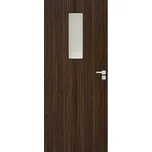 Interiérové dveře DRE STANDARD 50 - Eben, levé "70", zámek pro WC