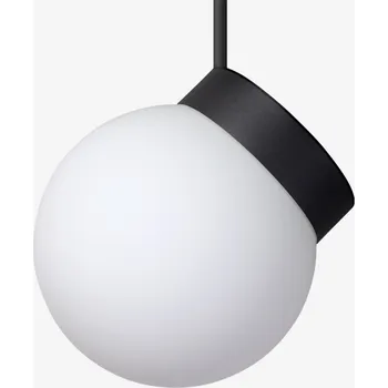 LUCIS závěsné svítidlo POLARIS ZTR 8,3W LED 4000K sklo černá opál ZTR.L2.200.45M DALI2 DALI