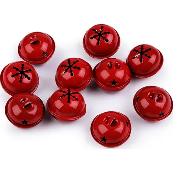 Kovové rolničky Ø35 mm, 40 mm, barva 3 (Ø35 mm) červená