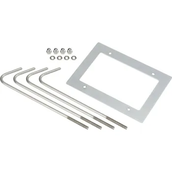 Stojací lampa BIG WHITE SADA KOTEV DO BETONU, pro stojací lampu LOGS, nerezová ocel 232119