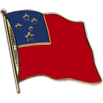 Odznak (pins) 20mm vlajka Samoa - barevný