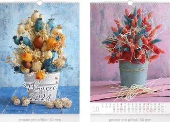 Kalendář MFP Nástěnný kalendář Flowers 2024