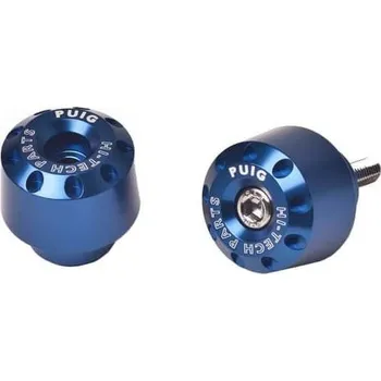 Chránič řídítek pro čtyřkolku Univerzální závažíčka řidítek PUIG SHORT 6203A modrá D 13-18mm