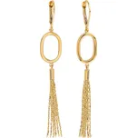 Moderní zlaté náušnice Au 585/1000