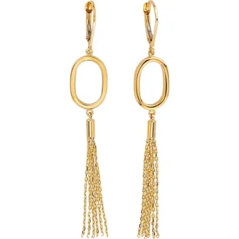 Náušnice Moderní zlaté náušnice Au 585/1000