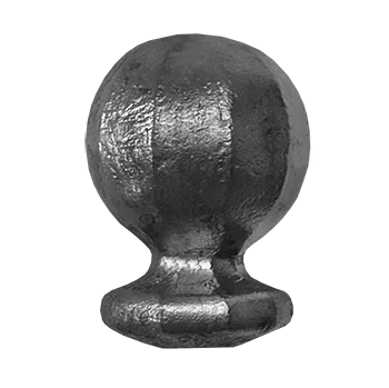 Zábradlí Koule-ukončení H 63 x L 48 mm, základna ø37 mm