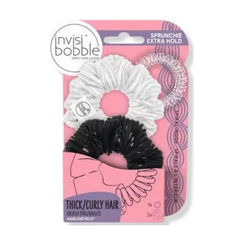 Invisibobble Sprunchie Power Set sada gumiček pro vlnité a kudrnaté vlasy 2 ks, Get a Grip