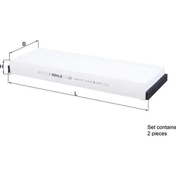 Kabinový filtr Filtr, vzduch v interiéru KNECHT LA 239/S