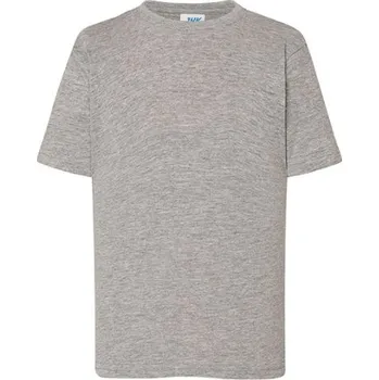 Oblečení a móda Jhk Dětské tričko JHK150K Grey Melange 5/6