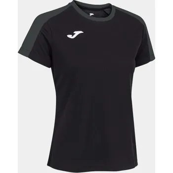 Dámské tričko Dámské sportovní tričko JOMA ECO CHAMPIONSHIP SHORT SLEEVE T-SHIRT BLACK ANTHRACITE Velikost: S, Barva: BLACK-ANTHRACITE