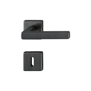 HOPPE Dallas interiérová klika Provedení: BB (pokojový klíč), Povrch: F96-1-R černá satinovaná