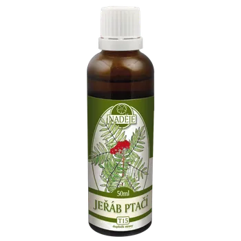 Zdraví Naděje Bylinná tinktura Jeřáb ptačí - z byliny - stres a vyčerpání, projevy stárnutí, imunita 50 ml (50 ml T15)