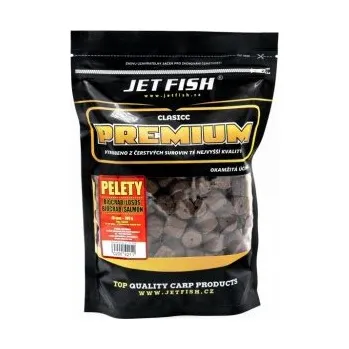 Nástraha Jet Fish Pelety Premium Clasicc 18mm 700g Příchuť: Biocrab / Losos