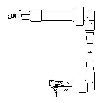 Zapalovací kabel zapalovací kabel, , 1721932, BREMI, 135/115