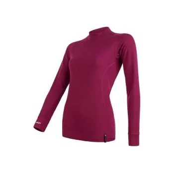 SENSOR DOUBLE FACE dámské triko dl.rukáv lilla L; Růžová triko + DÁREK DLE VÝBĚRU!