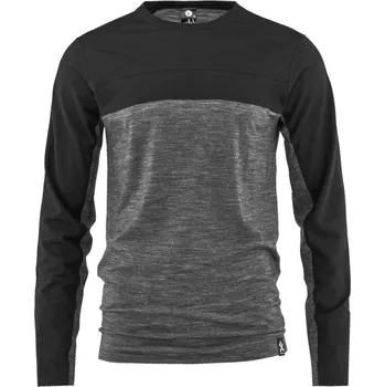 Pánské termo spodky Pánské triko s dlouhým rukávem Bula Retro Wool Crew Black Velikost: XL