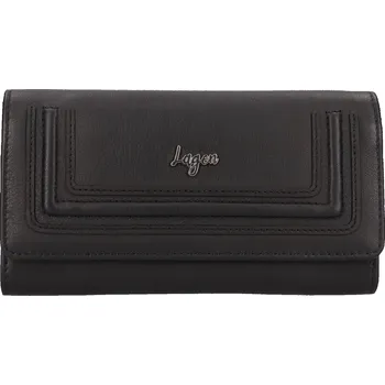Peněženka Dámská kožená peněženka Lagen Malie - černá