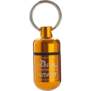 psí známka HUNTER Adresář na obojek M - oranžová Hunter